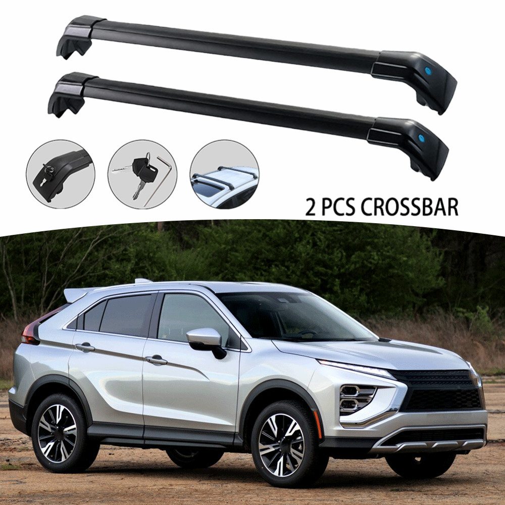 Cargo Rack Aluminum - 2 adet çapraz çubuk ayarlanabilir Mitsubishi