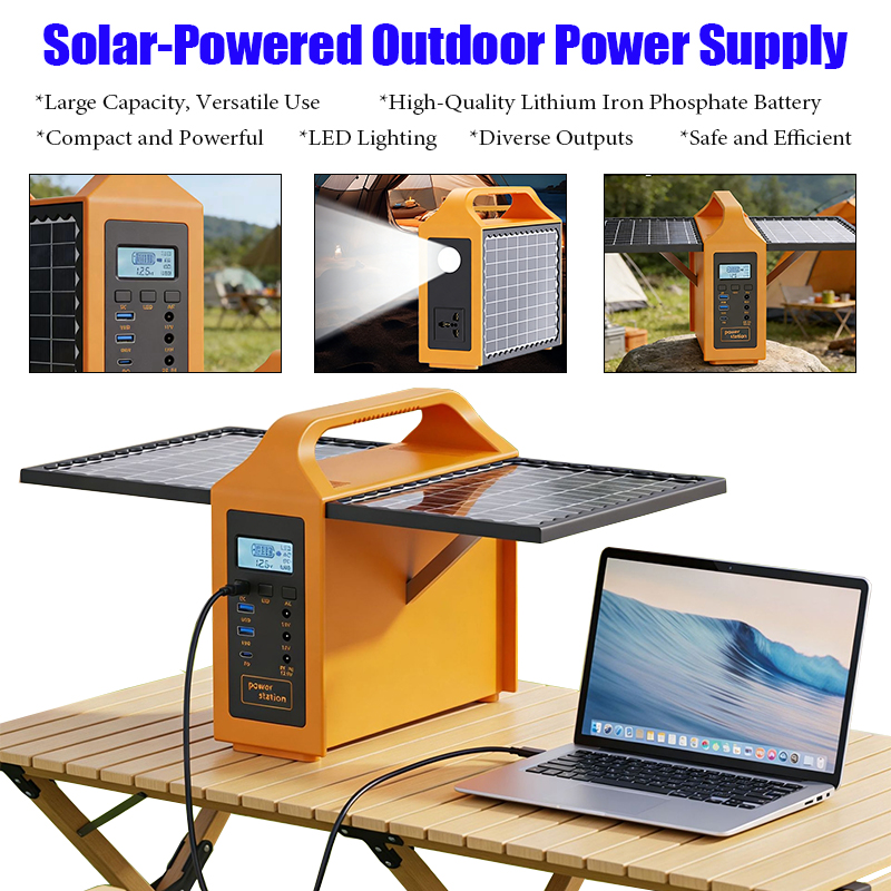 Usb Charger Dynamo - 150W Taşınabilir Güneş Enerjisi İstasyonu, LED
