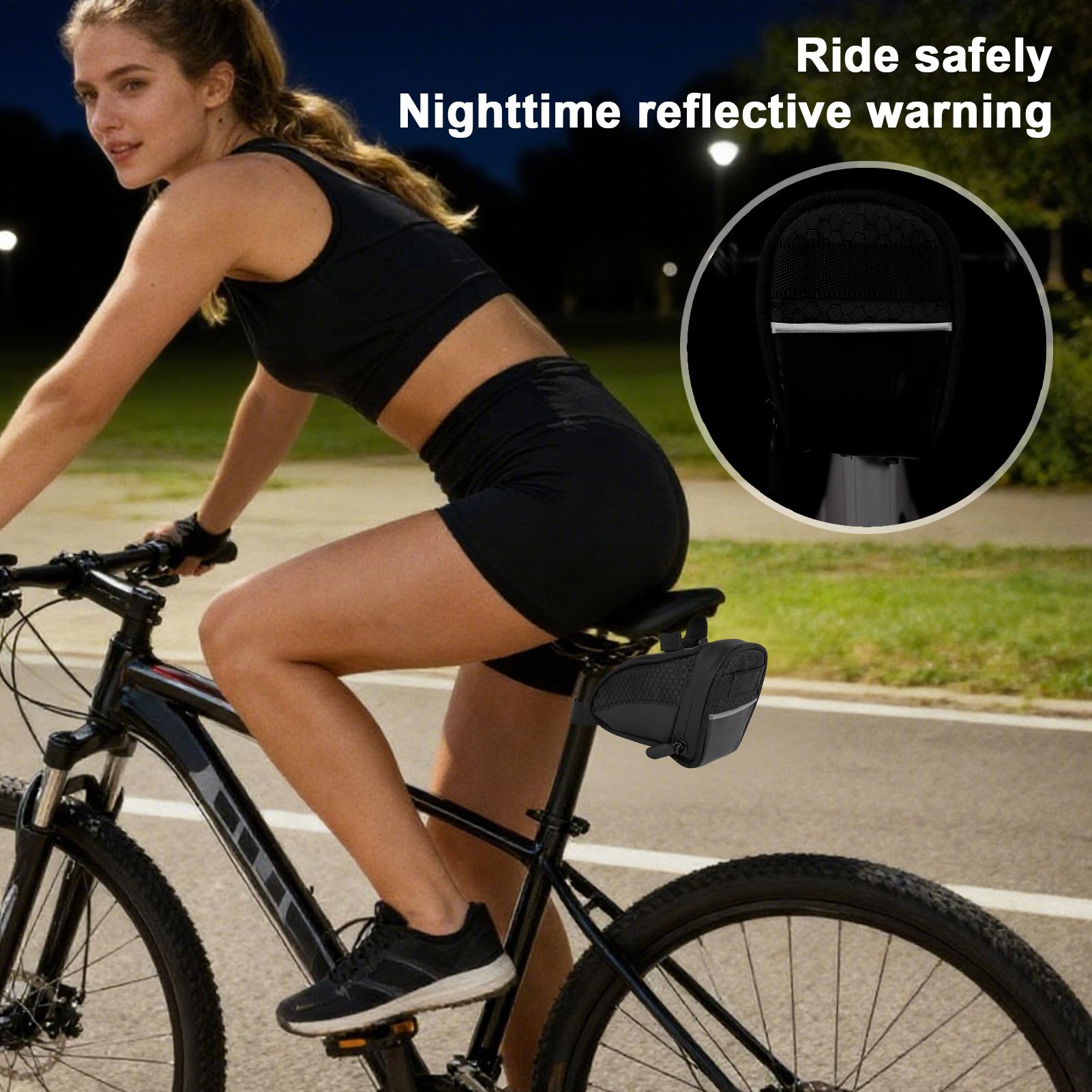Saddle Bag Under Seat - Büyük Fermuarlı Çanta Bisiklet Çantası Su