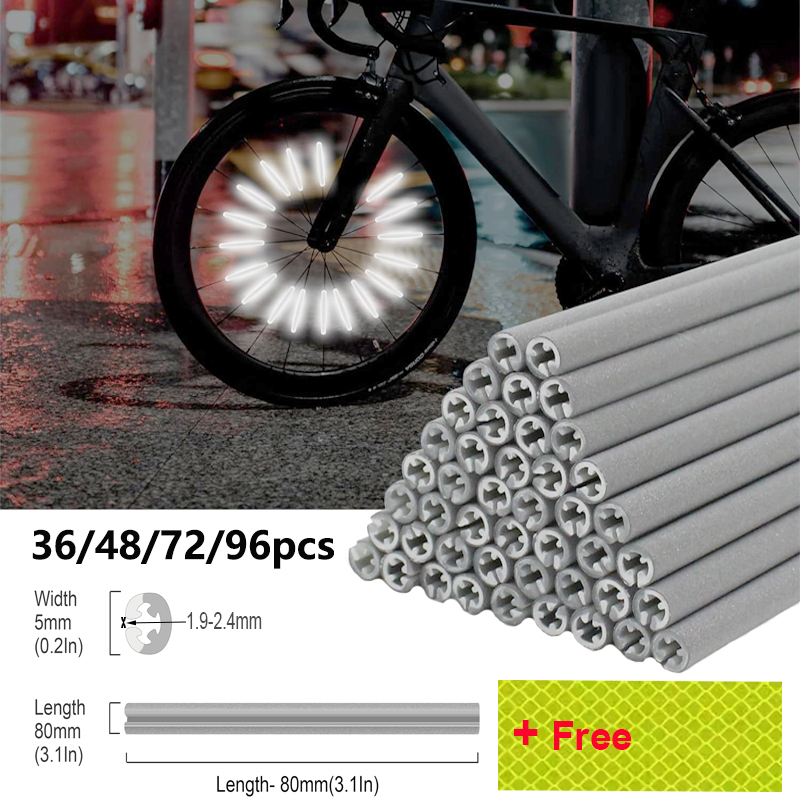 Spoke Reflector Set - 36/48/72/96 Adet 8 cm Reflektörler Konuştu