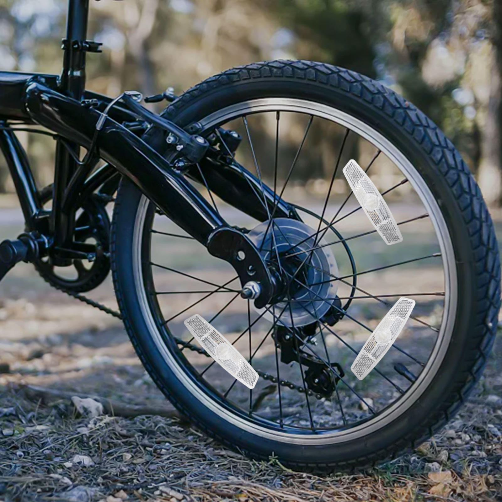 Spoke Reflector Set - Bisiklet Telleri Reflektörleri 8 Parça Arka