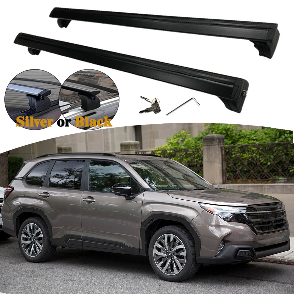 Cargo Rack Aluminum - 2 adet alüminyum ayarlanabilir travers Subaru