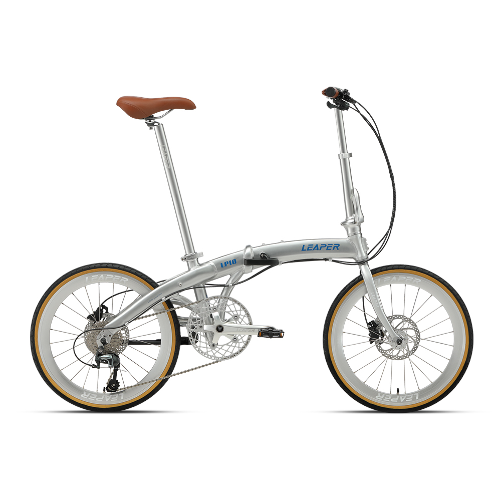 Commuter Biking - Kahverengi Deri Yeni 451mm Alüminyum Alaşımlı