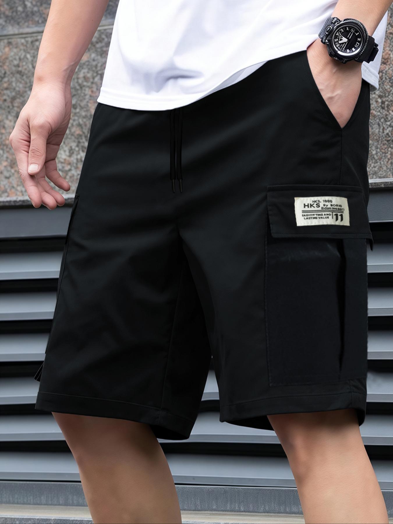 Cycling Commute Pants - Erkek Düz Günlük Spor Şortları, Cilt