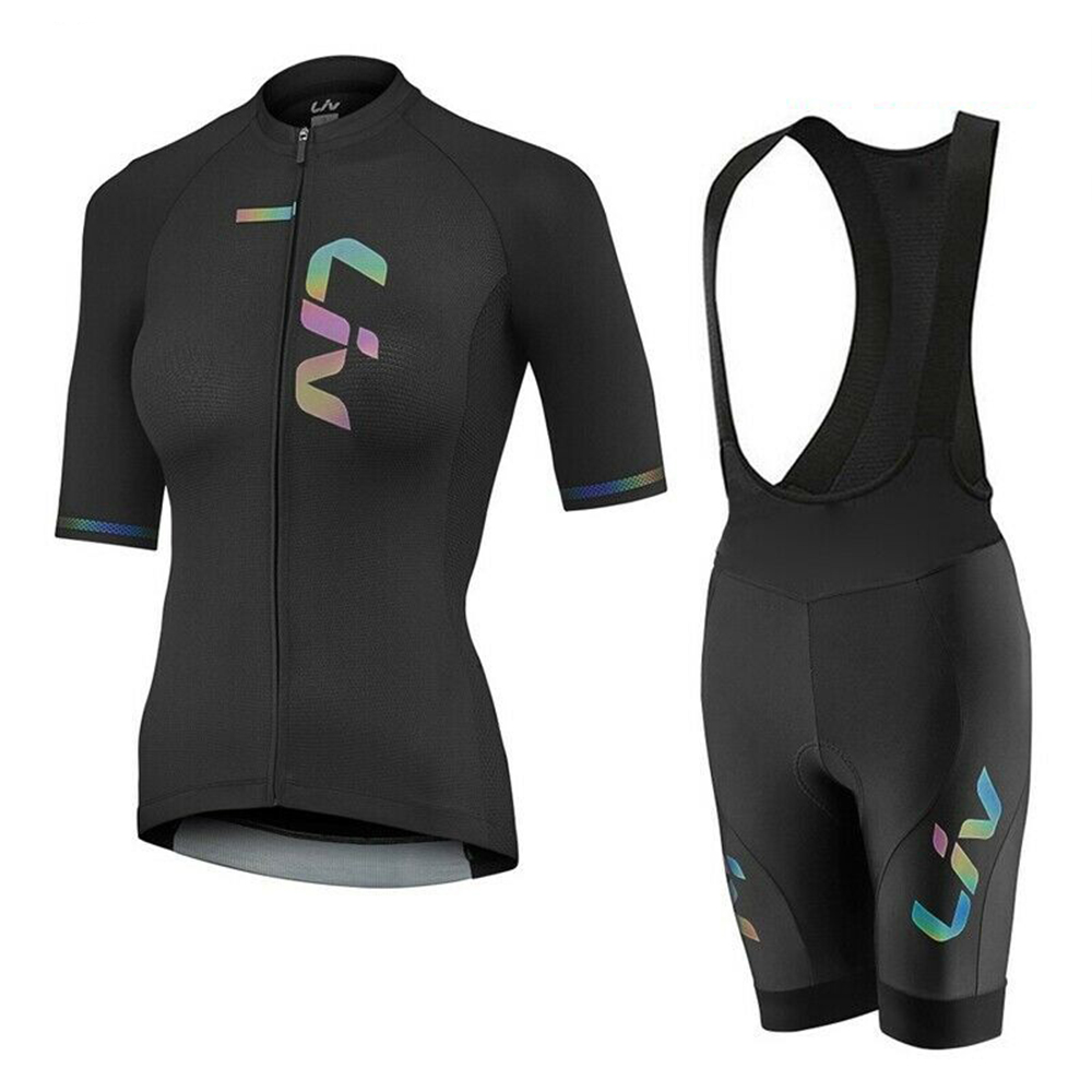 Cycling Community - LIV yaz bisiklet Jersey Bib şort