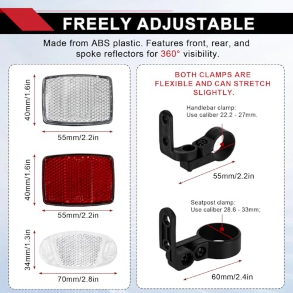 8 adet bisiklet reflektör seti - Spoke Reflector Set incelemesi ve fiyatı