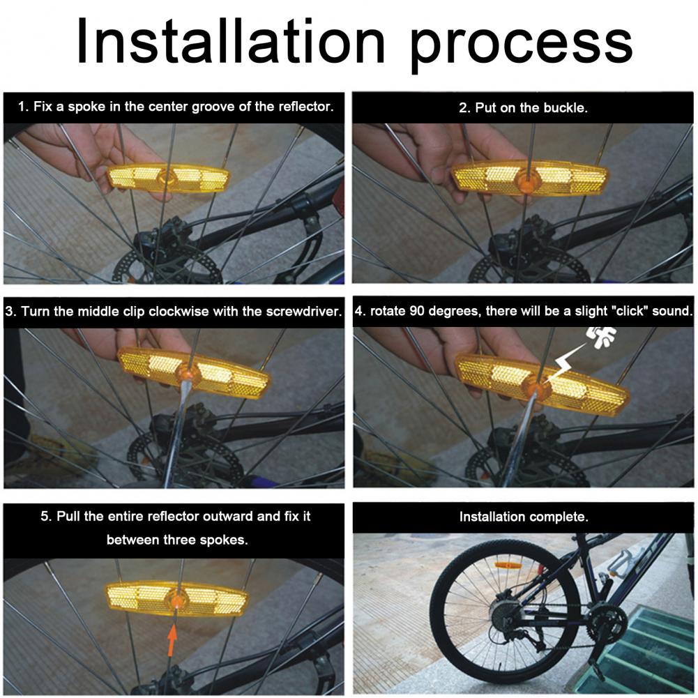 Bisiklet Uyarı Reflektörü Bisi - Spoke Reflector Set incelemesi ve fiyatı