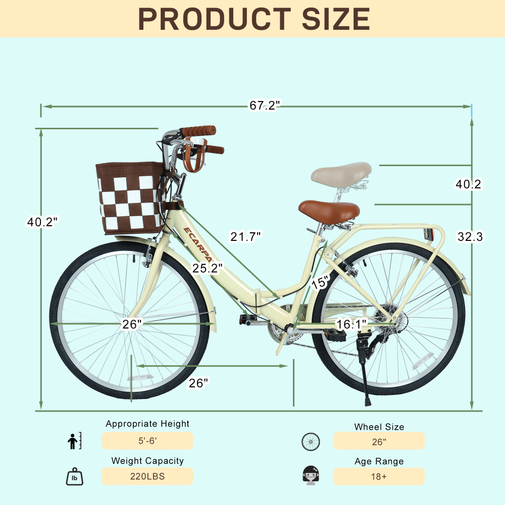 A26285B 26 İnç Katlanabilir Şe - Commuter Biking incelemesi ve fiyatı