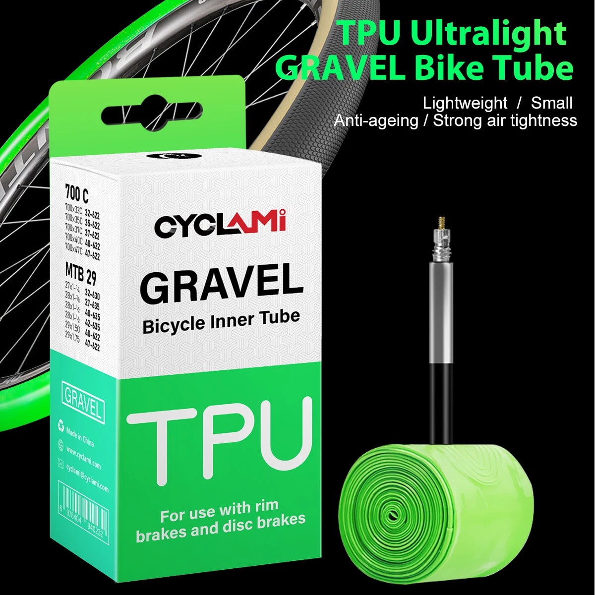 CYCLAMI Ultralight yol MTB 29  - Inner Tube 700C incelemesi ve fiyatı