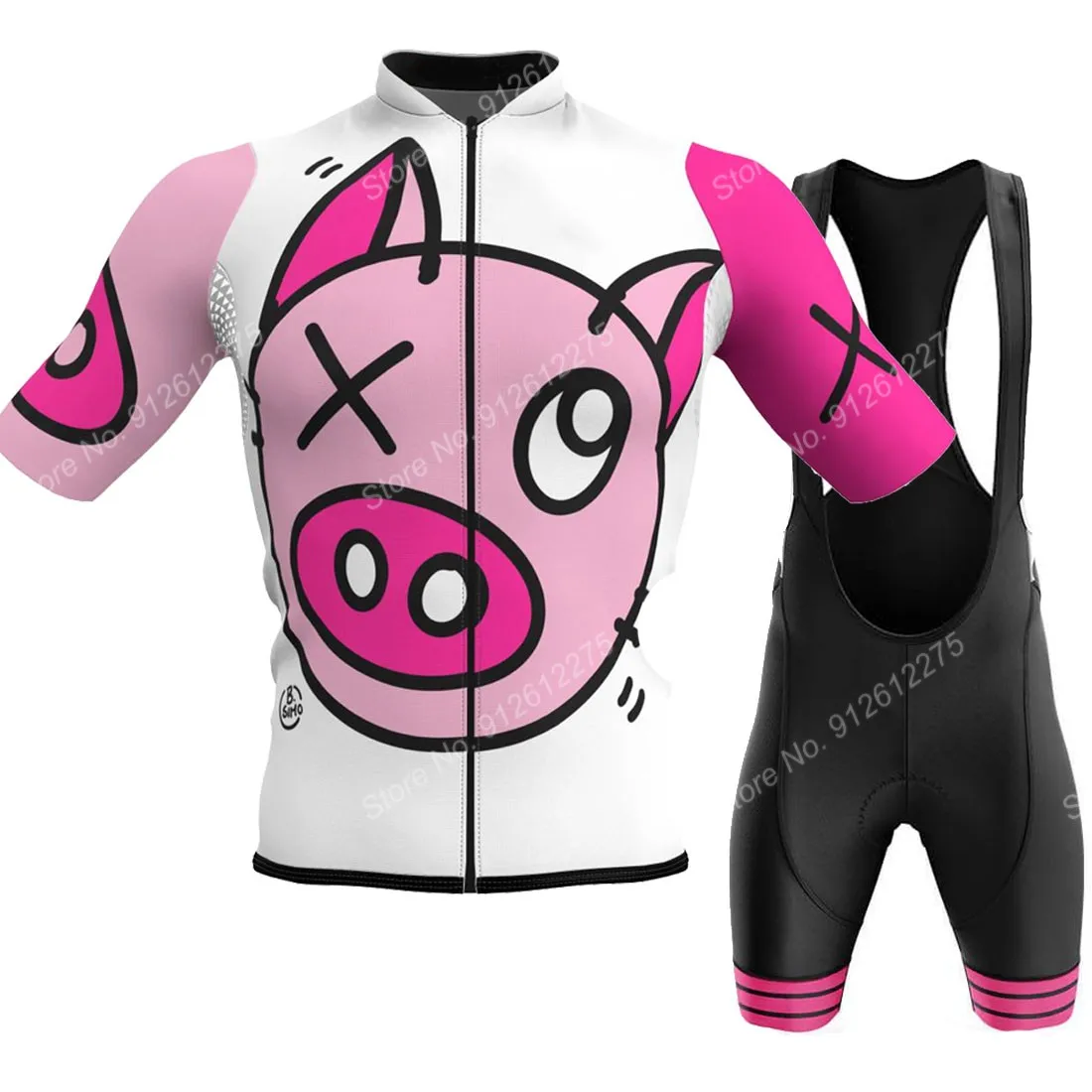 Set karikatür komik domuz 2023 - Cycling Commuter Clothing incelemesi ve fiyatı