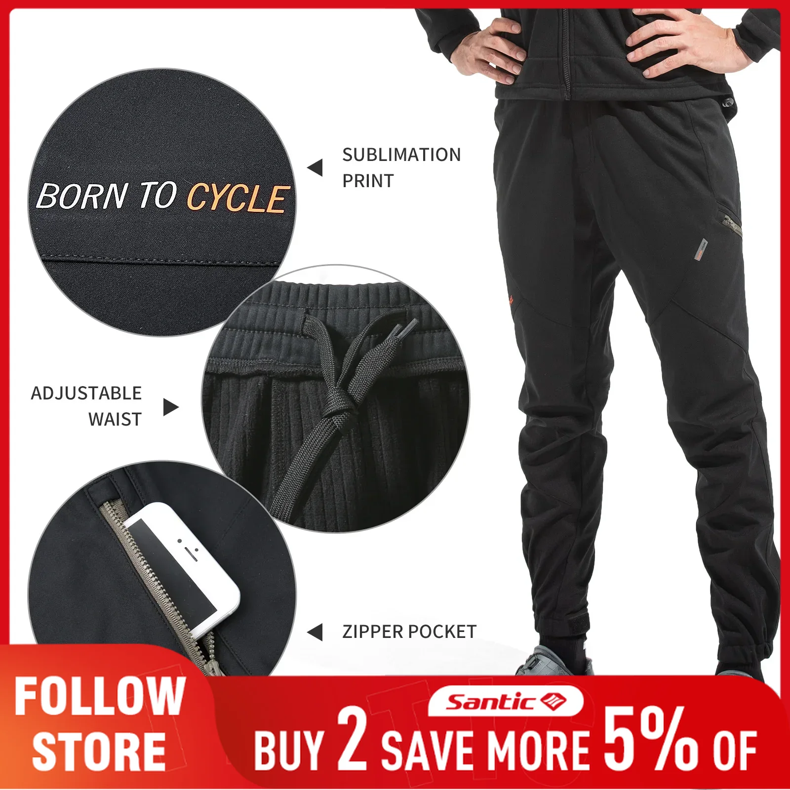 Santic rahat bisiklet pantolon - Cycling Commute Pants incelemesi ve fiyatı