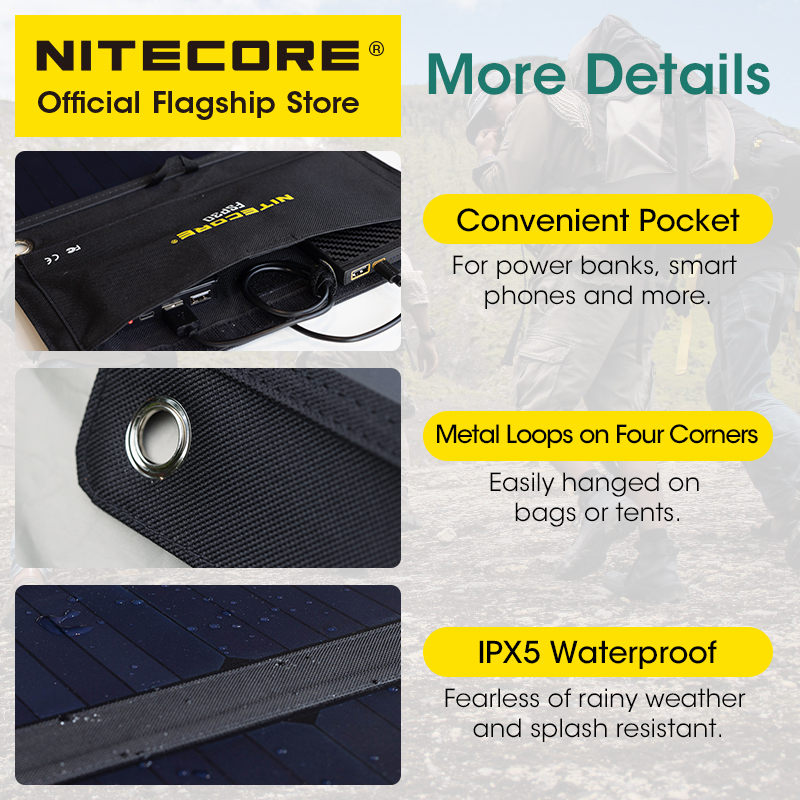 NITECORE FSP30 30W Taşınabilir - Usb Charger Dynamo incelemesi ve fiyatı